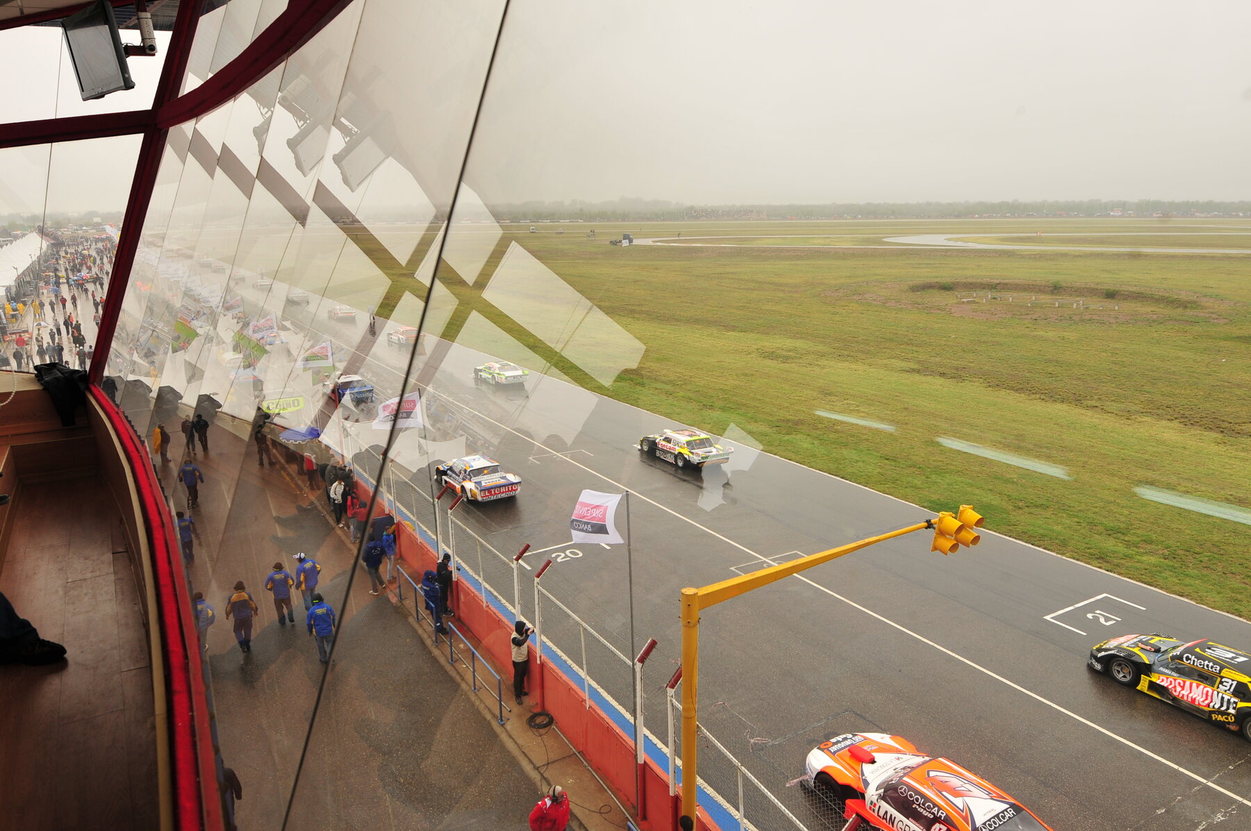 El Autódromo Rosendo Hernández de San Luis visto desde la cabina de control en 2012. Ahí arrancó la Copa de Oro 2026.