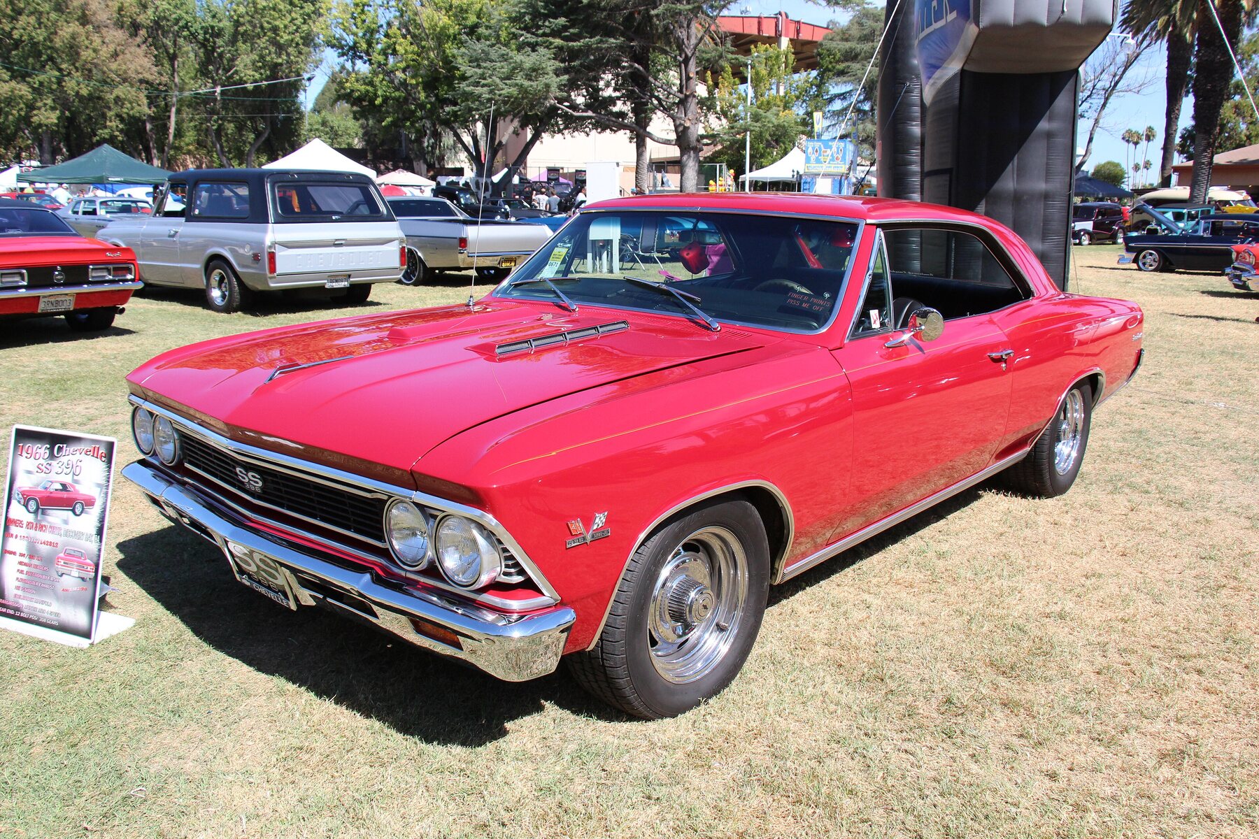 Chevrolet Chevelle SS 396 coupé de 1966, el primer año como serie propia.