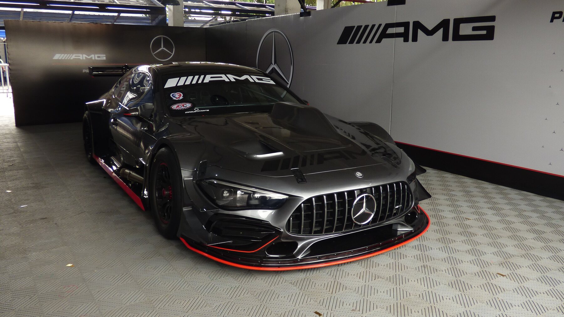 El Mercedes-AMG CLE 53 del Maquin Parts Racing, presentado en La Plata en diciembre de 2025 para debutar en la temporada 2026.