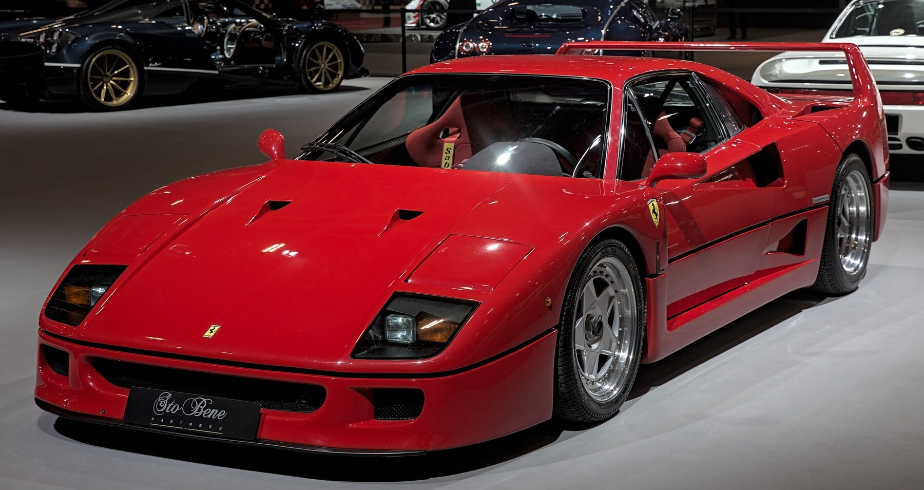 Ferrari F40 en el Salón de Ginebra 2024.