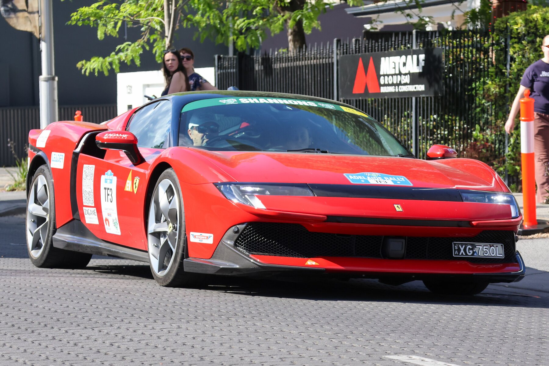 Ferrari 849 Testarossa en el Adelaide Rally Street Party 2026, Australia.