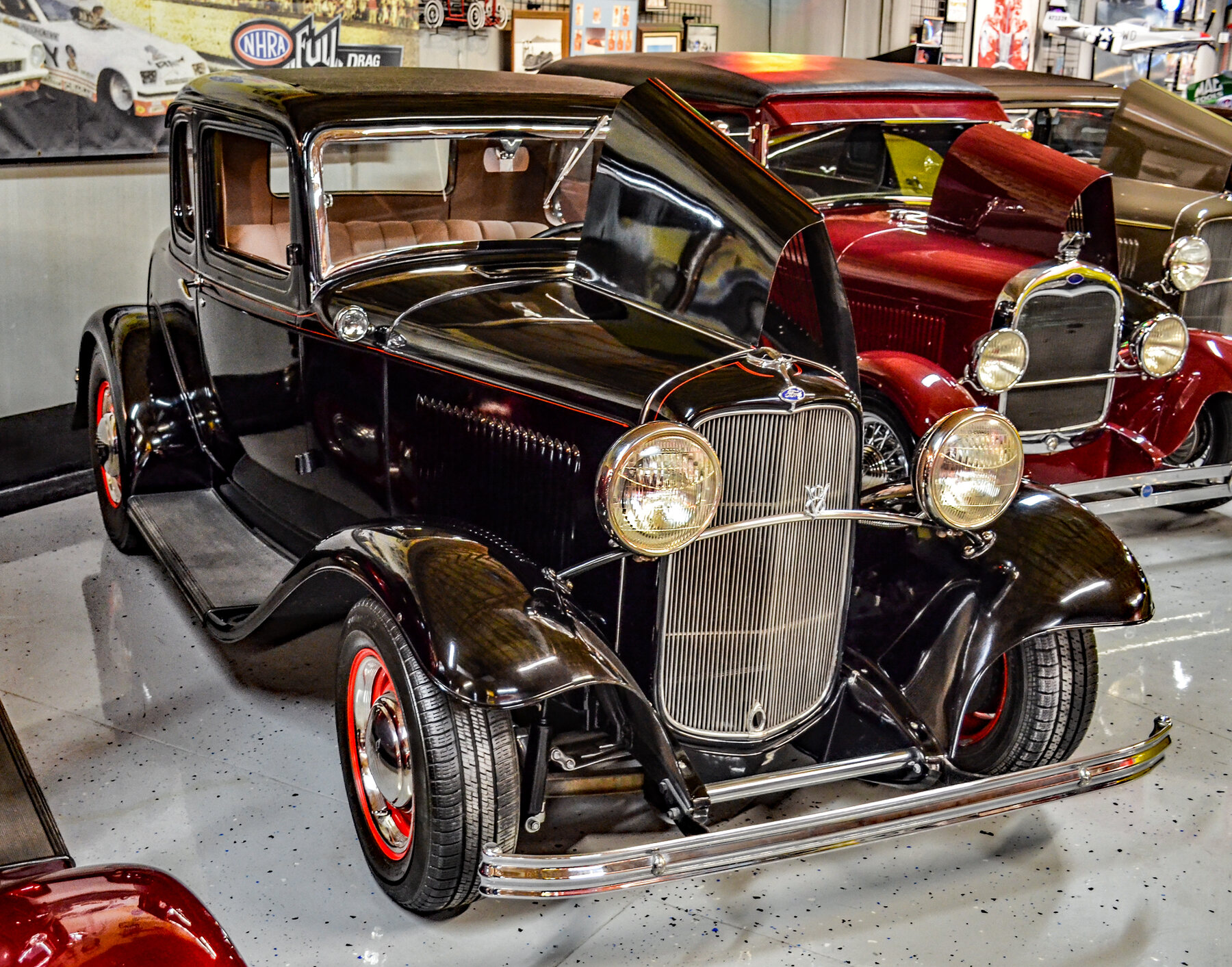 Un Ford Model 18 de 1932, el primer auto con el V8 flathead.