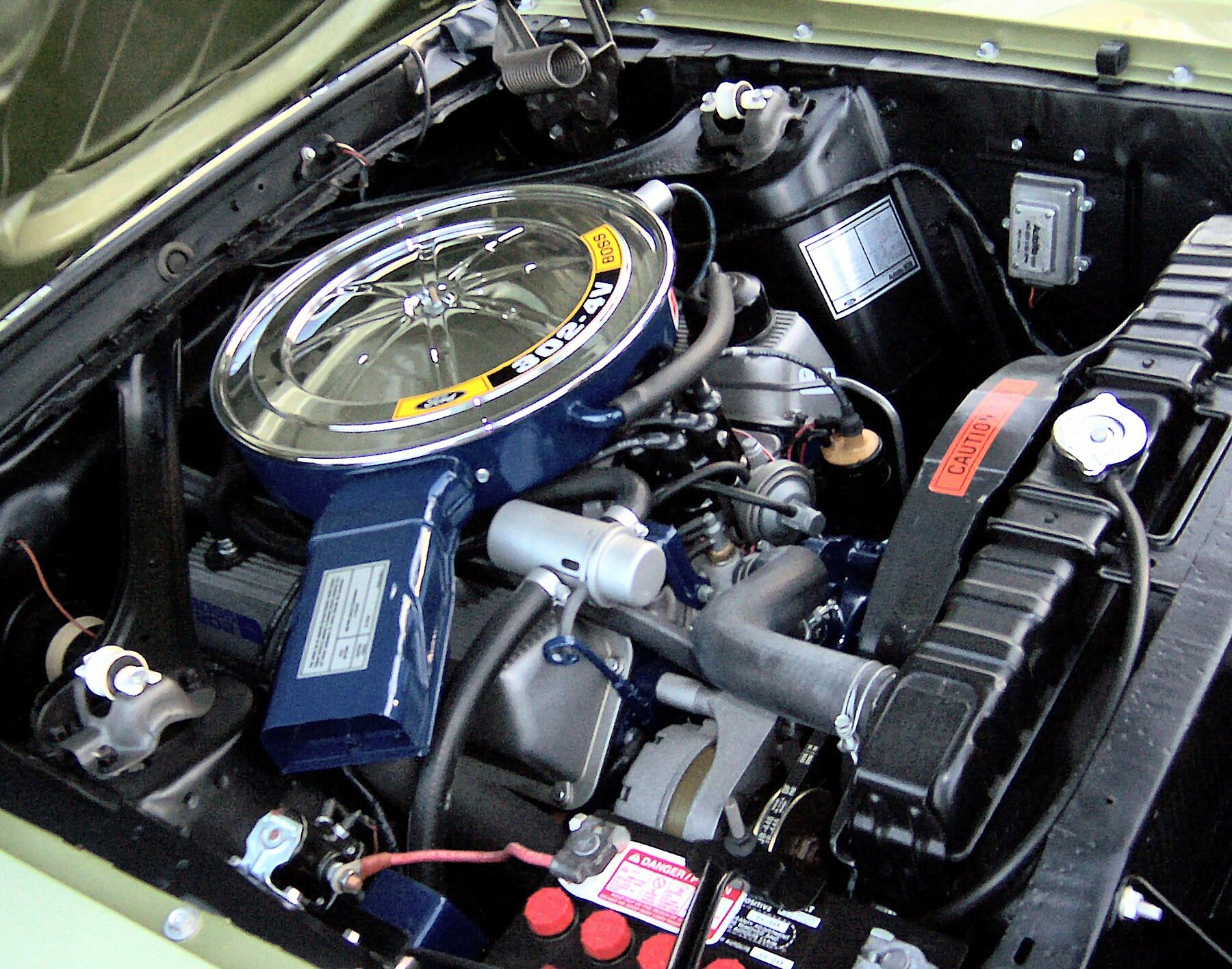 Un Ford Boss 302, la versión de carrera creada para la Trans-Am.