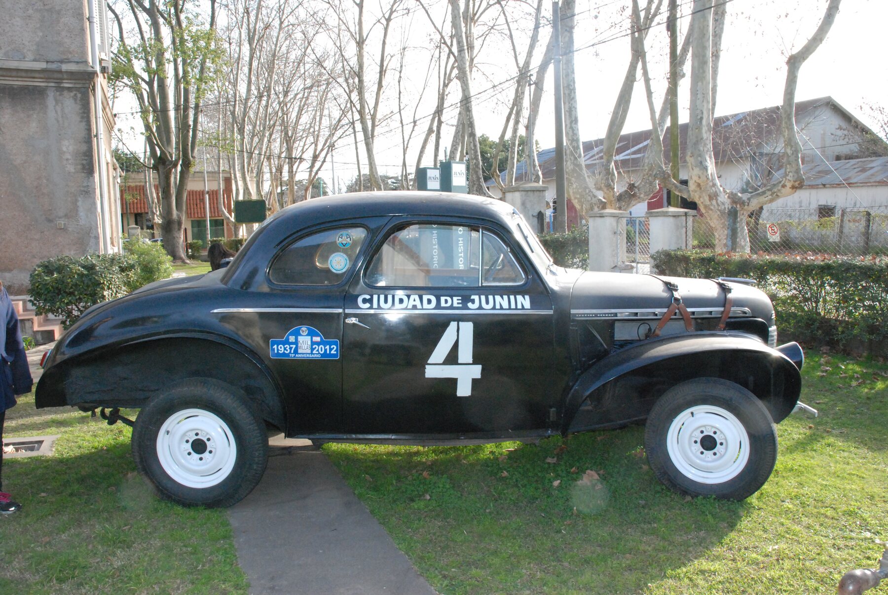 El Chevrolet de Eusebio Marcilla, que debutó en el TC en el Gran Premio del Norte de 1940, hoy en el museo de Junín.