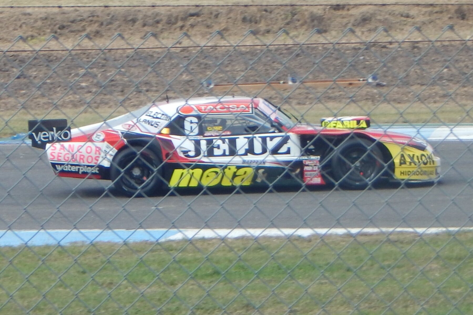 Guillermo Ortelli en el TC en Rafaela, 2019, ya en el tramo final de su carrera.