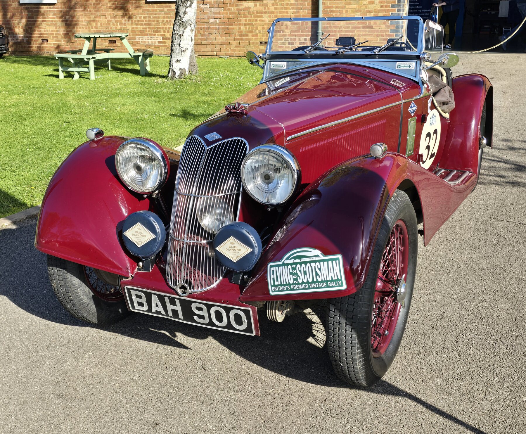 Un Riley Sprite de 1936, el modelo con el que Juan Tonconogy ganó la mayoría de sus siete títulos. Este ejemplar no es el suyo.