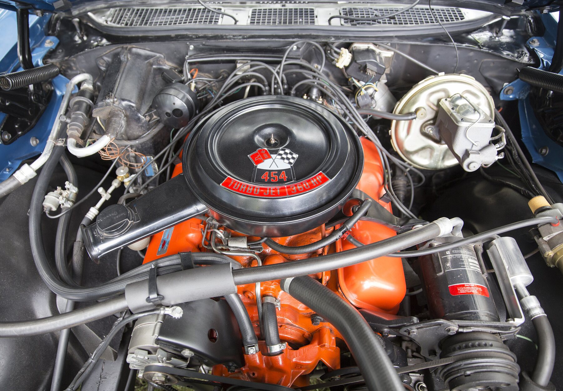 Big block Chevrolet 454 Turbo-Jet en un Monte Carlo SS 1970.