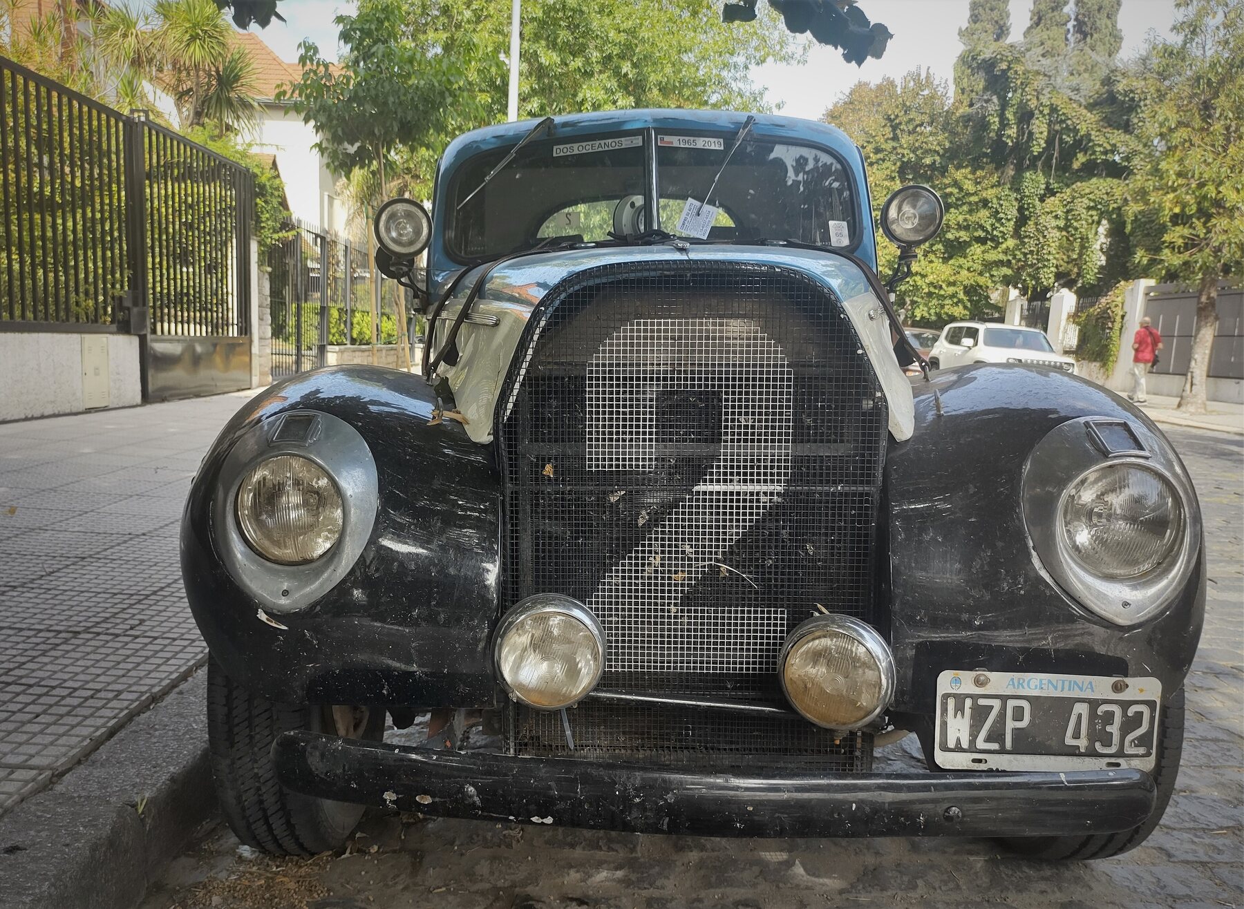 El Ford V8 de José B. Lorenzetti, de la época del TC en ruta.